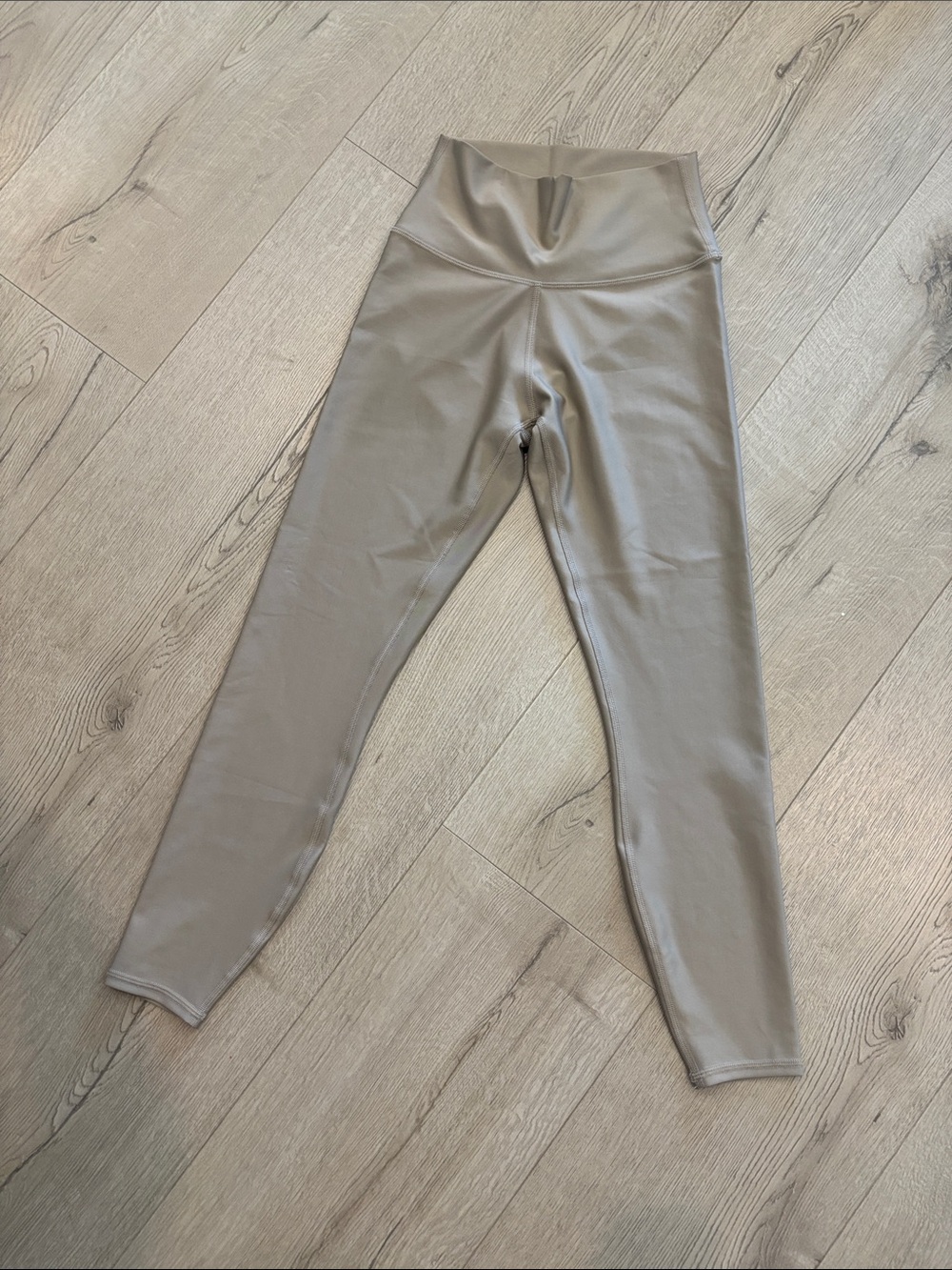 ALO Yoga Sculpt High-Rise Leggings in Taupe Gray